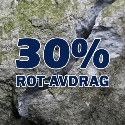 ROT-avdrag vid bergspräckning